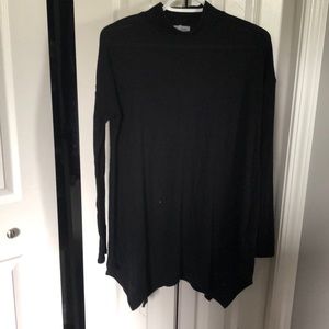High neck long sleeve shirt